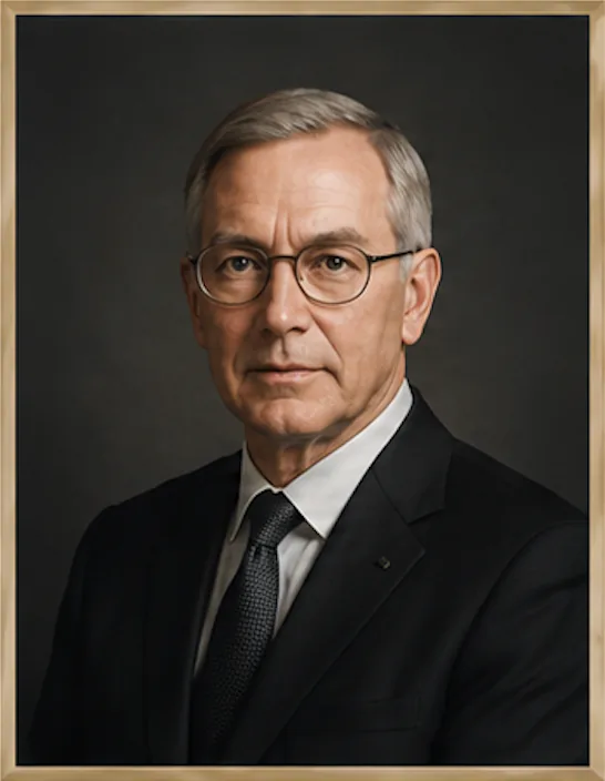 Portrait of Professor Daniel T. Harris